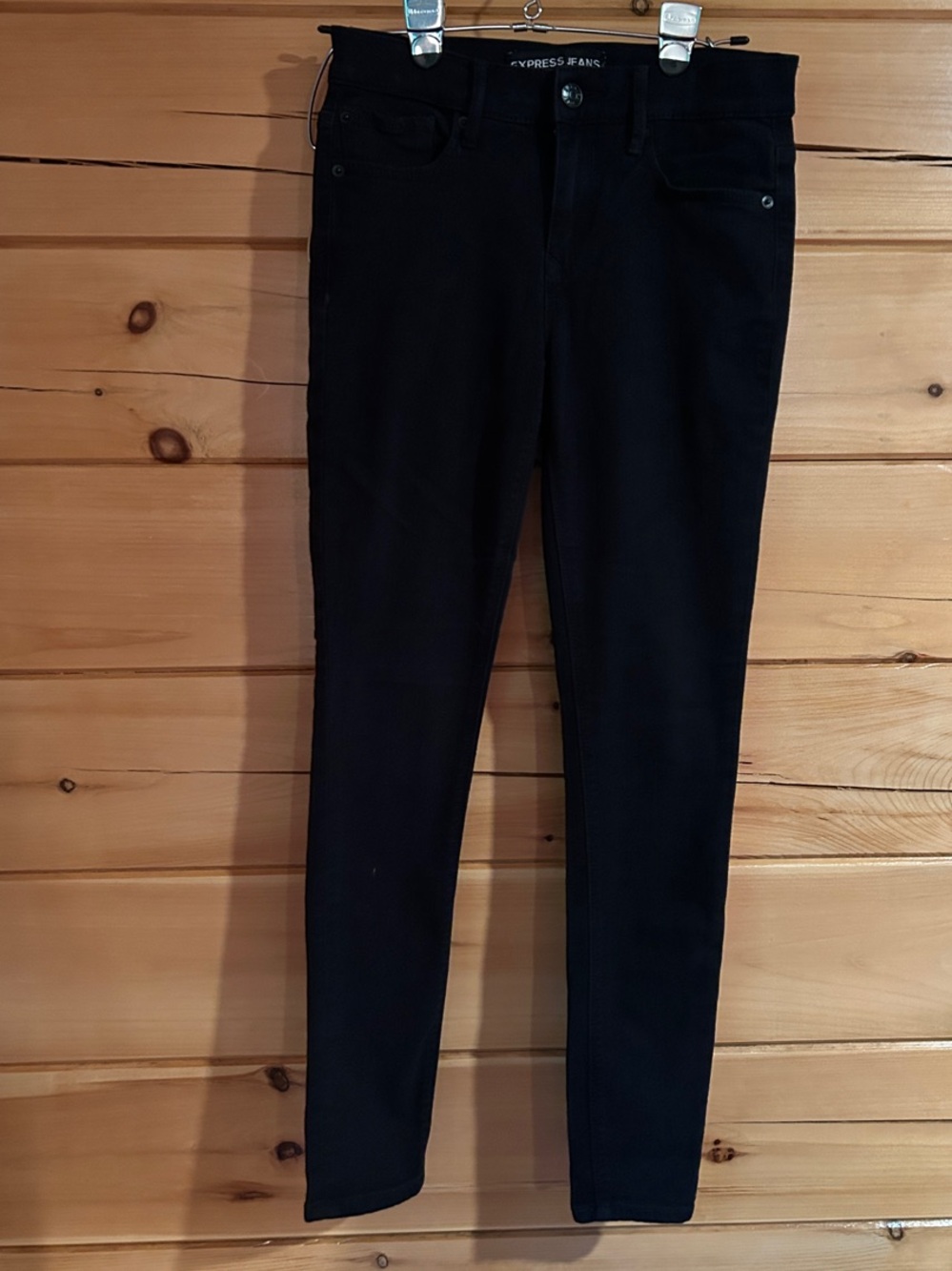 Express Black Women's Mid Rise Legging